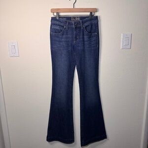 DL1961 Joy High Rise Flare Jeans Women's Size 27 Medium Wash Blue Denim